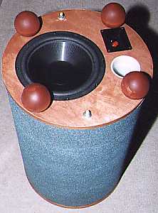 bottom view of subwoofer