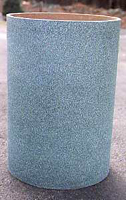 tube with granite spray applied